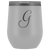 # Monogrammed Wine Tumbler - G