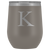# Monogrammed Wine Tumbler - K