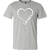 Jesus In The Heart Heather Color T-Shirt