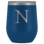 # Monogrammed Wine Tumbler - N