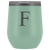 # Monogrammed Wine Tumbler - F