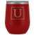 # Monogrammed Wine Tumbler - U