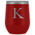 # Monogrammed Wine Tumbler - K