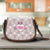 Coco Texas Nurse Brown Leather Canvas Saddle Bag - GreatGiftItems.com