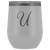 # Monogrammed Wine Tumbler - U