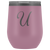 # Monogrammed Wine Tumbler - U