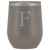 # Monogrammed Wine Tumbler - F