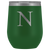 # Monogrammed Wine Tumbler - N