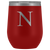 # Monogrammed Wine Tumbler - N