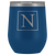 # Monogrammed Wine Tumbler - N