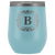 # Monogrammed Wine Tumbler - B