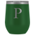 # Monogrammed Wine Tumbler - P