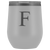 # Monogrammed Wine Tumbler - F