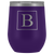 # Monogrammed Wine Tumbler - B