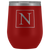 # Monogrammed Wine Tumbler - N