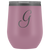 # Monogrammed Wine Tumbler - G